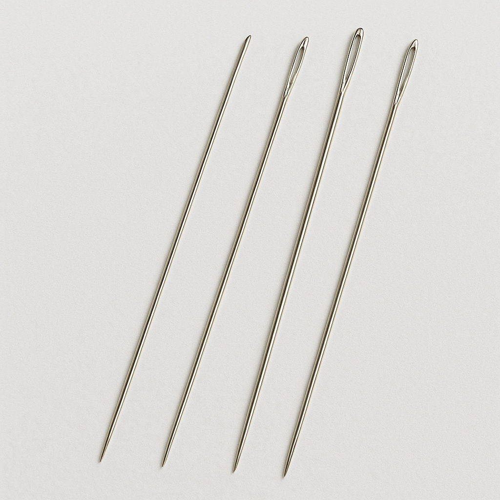 Type d'aiguilles pour travailler avec les perles