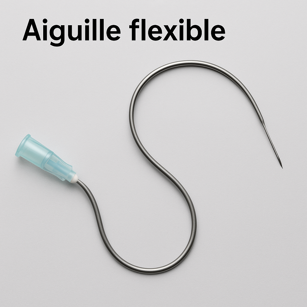Aiguille flexible