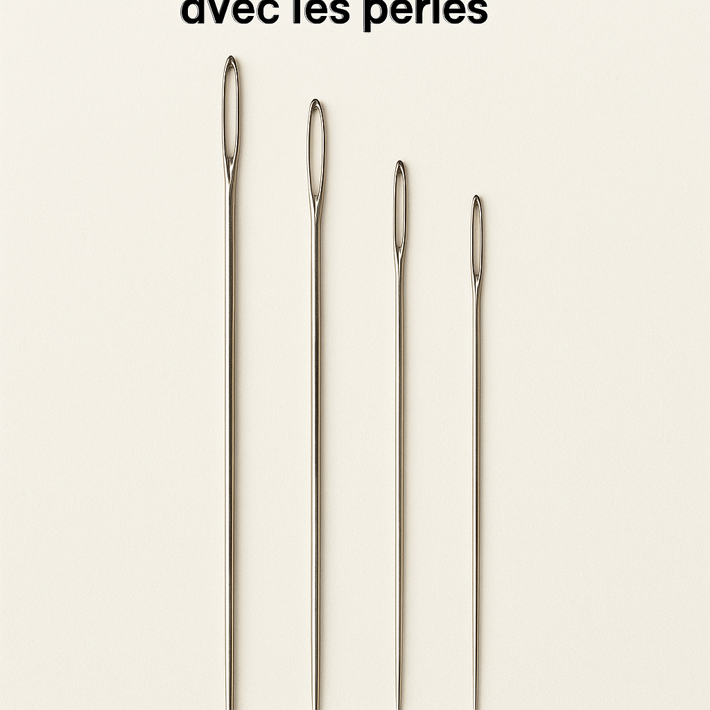 Type d'aiguilles pour travailler avec les perles